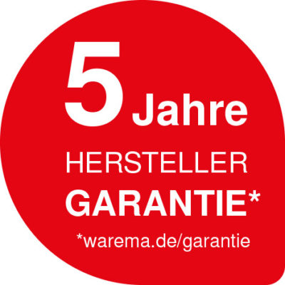 Garantie auf Markisen von dem Hersteller Warema