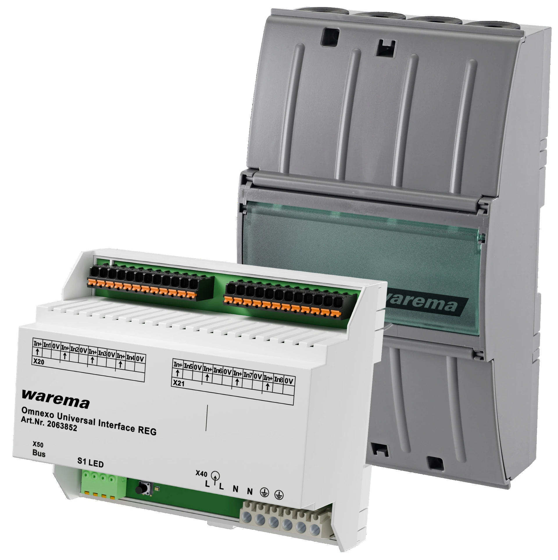 Warema Omnexo Universal Interface REG und Gehäuse
